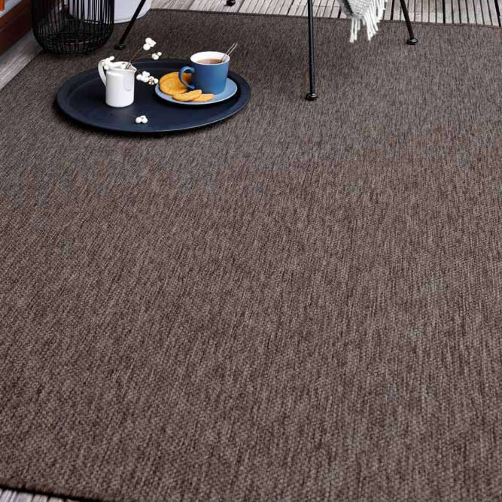 Narma VAGABOND Flatweave rug, Custom Size - brown