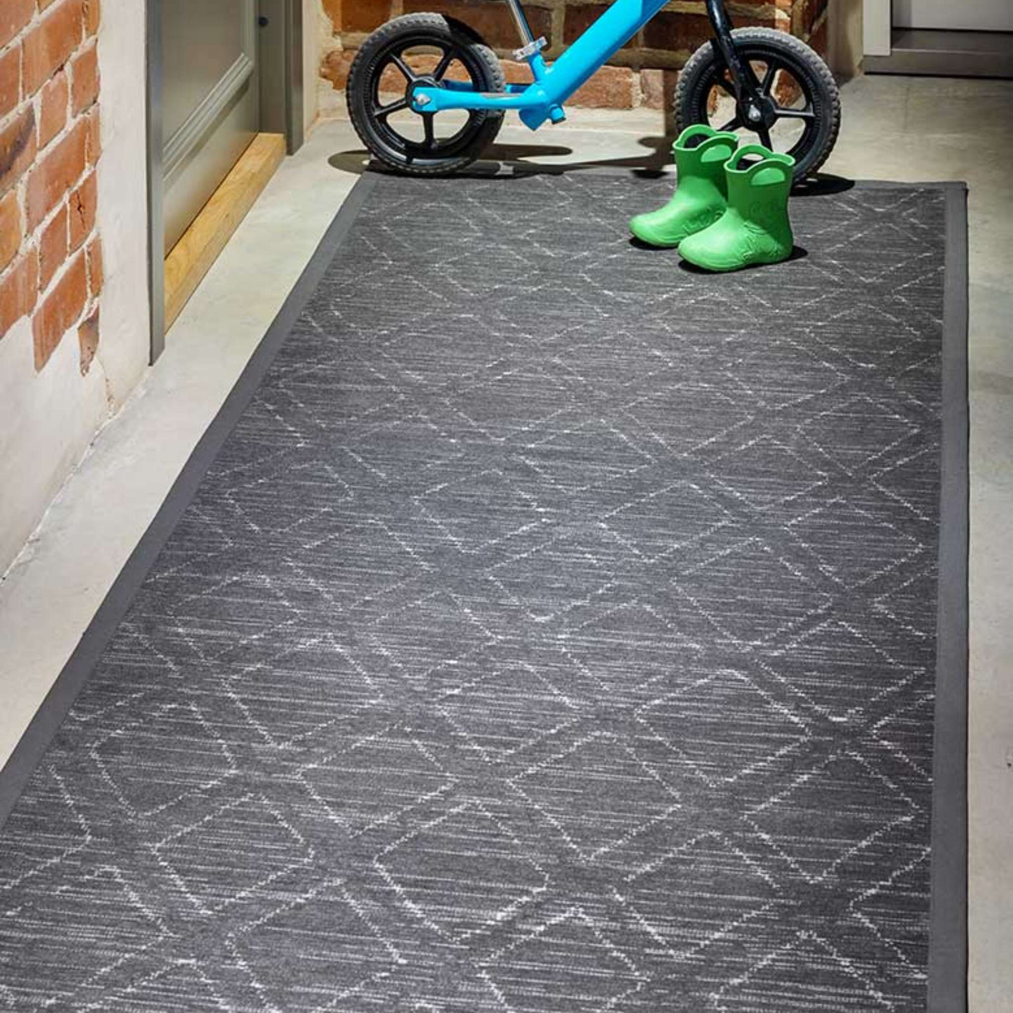 Narma VOOSE kaksipuolinen puuvillamatto - Harmaa