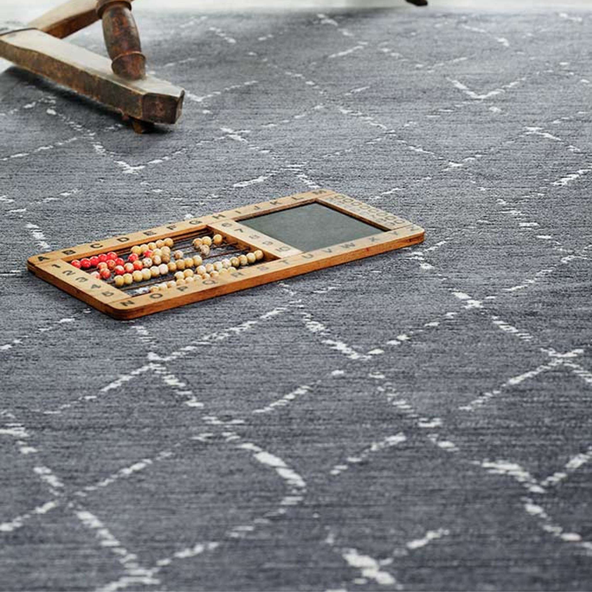 Narma VOOSE kaksipuolinen puuvillamatto - Harmaa