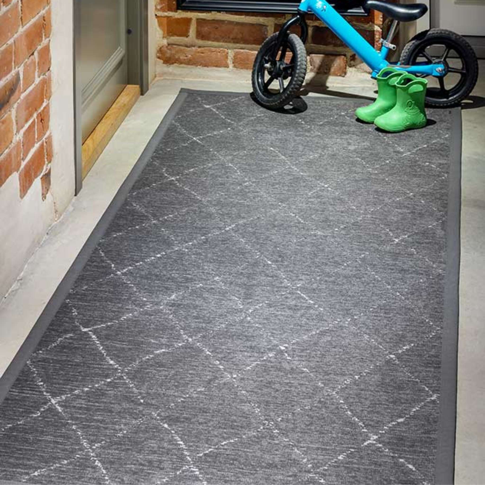 Narma VOOSE kaksipuolinen puuvillamatto - Harmaa