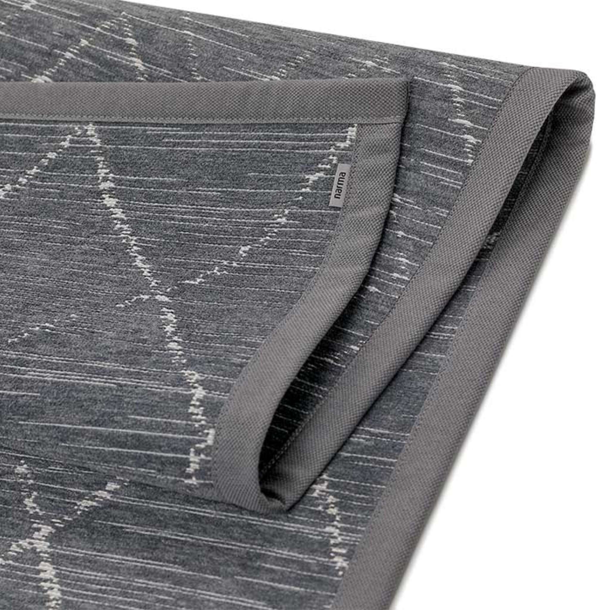 Narma VOOSE kaksipuolinen puuvillamatto - Harmaa