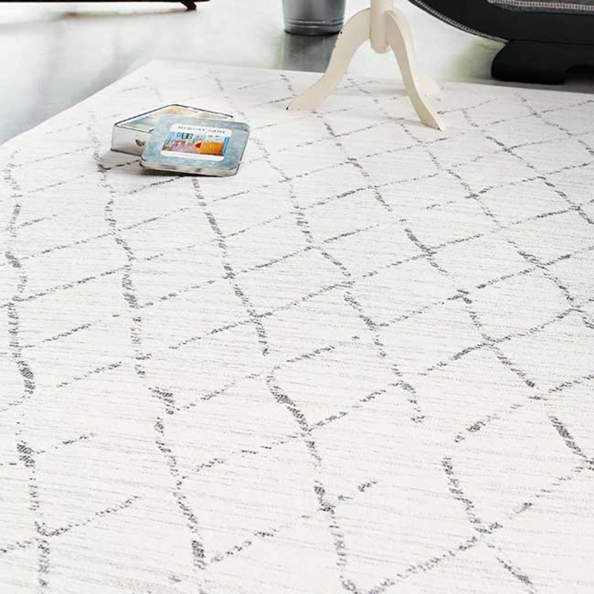 Narma VOOSE double-sided Cotton rug Roll - White