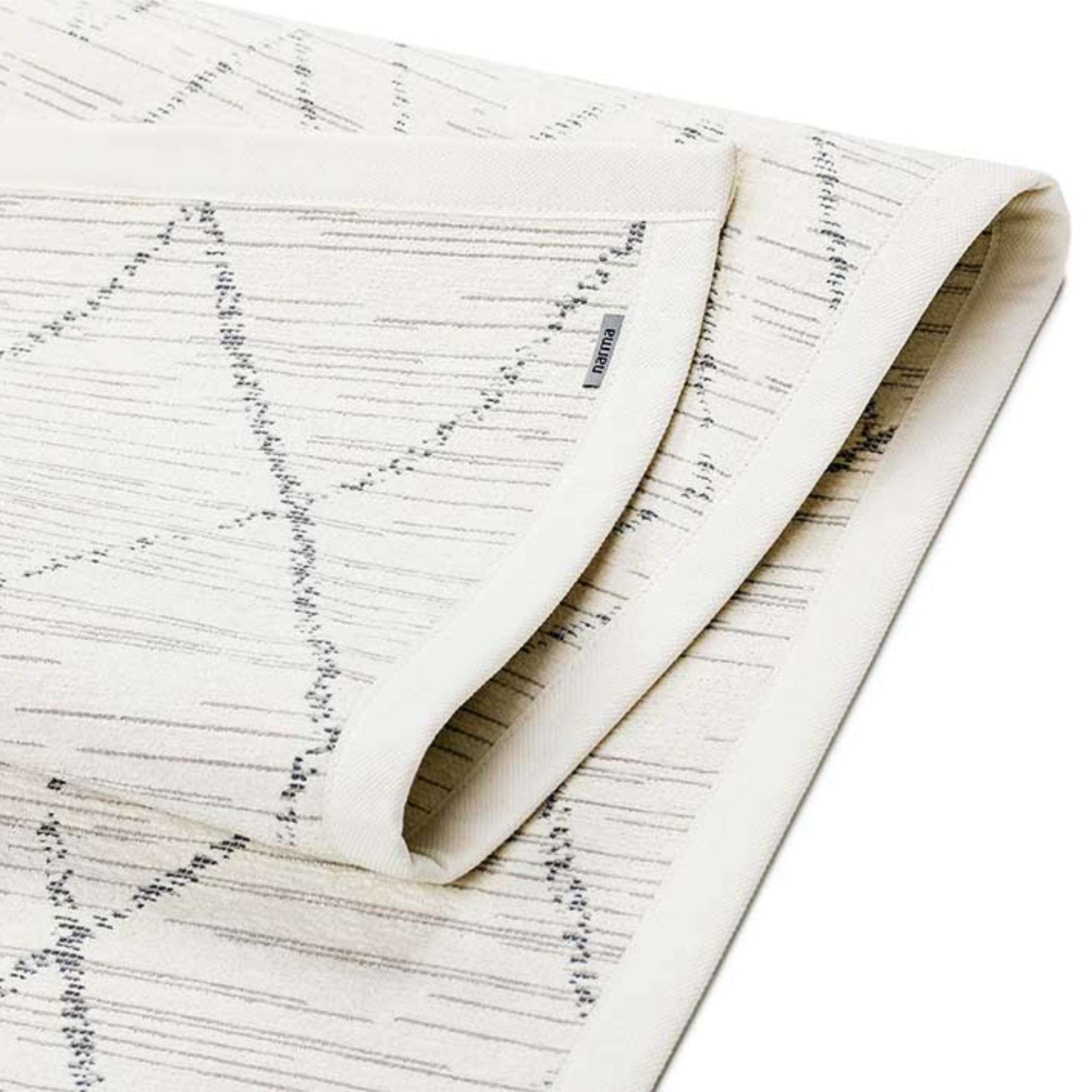 Narma VOOSE kaksipuolinen puuvillamatto - Valkoinen