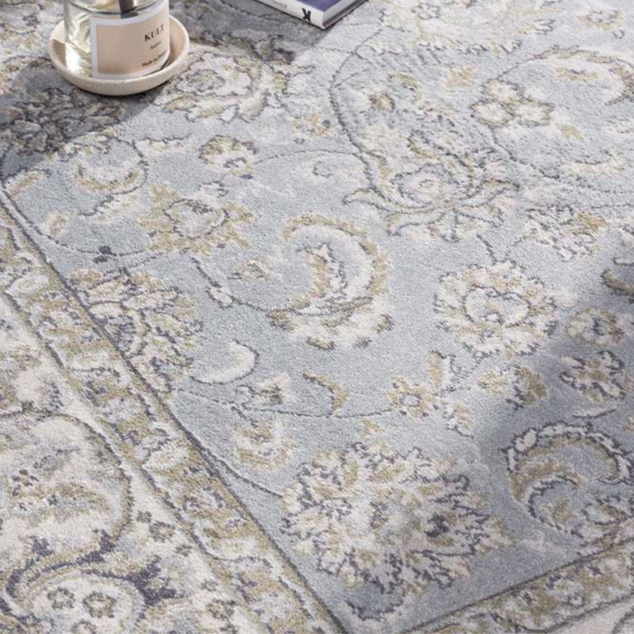 Narma YASMIN viskoosimatto - Sininen