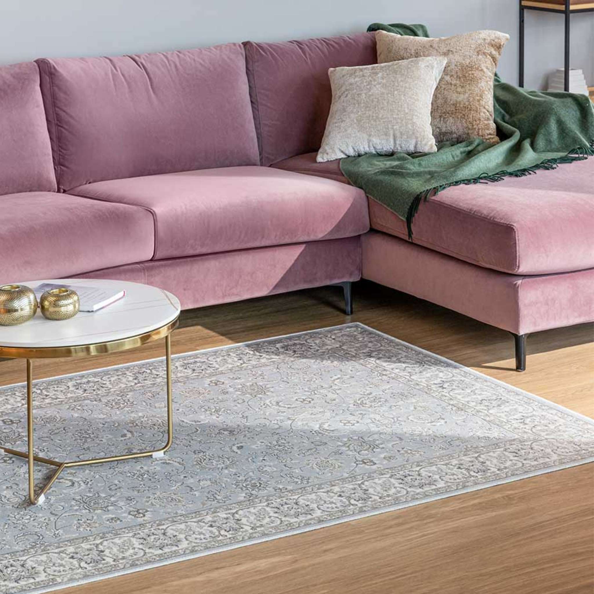 Narma YASMIN viskoosimatto - Sininen