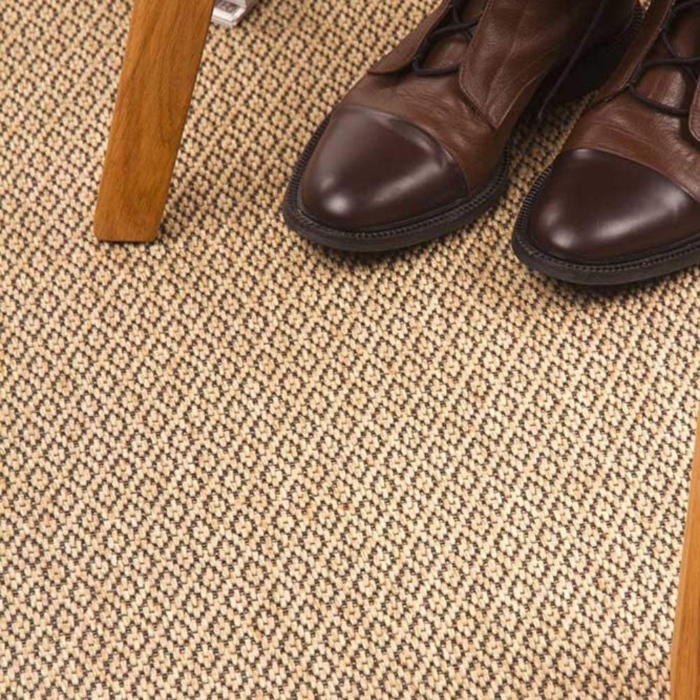 Narma BELLO Sileäksi kudottu matto, omalla mitalla - beige.