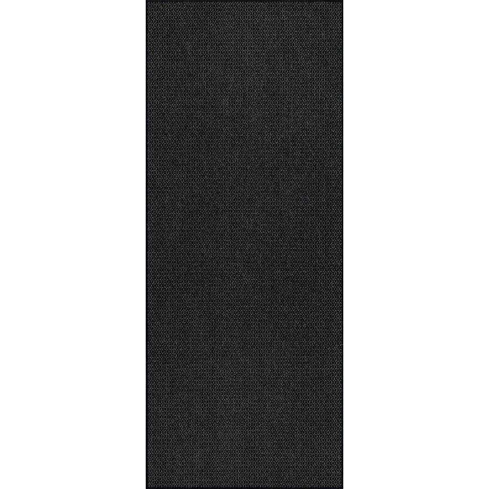 Narma BELLO sileäksi kudottu matto - musta.