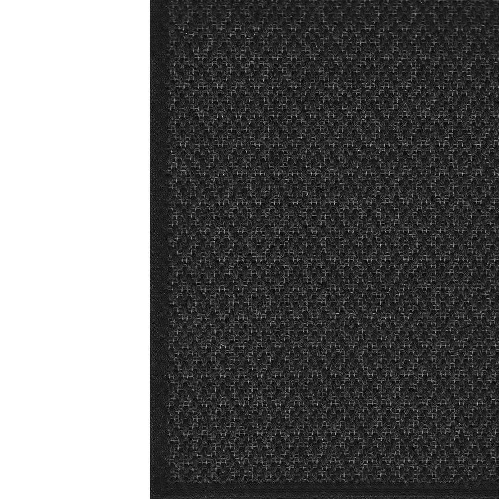 Narma BELLO sileäksi kudottu matto - musta.