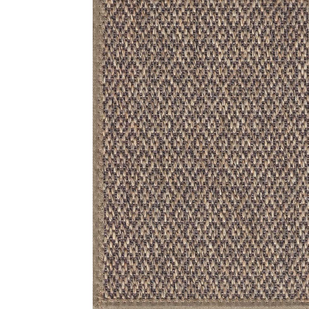 Narma BELLO Sileäksi kudottu matto, omalla mitalla - ruskea.