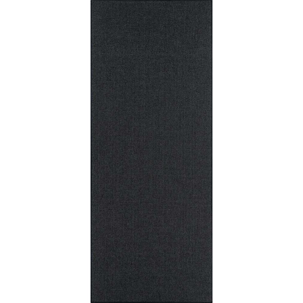 Narma CREDO Sileäksi kudottu matto, omalla mitalla - musta