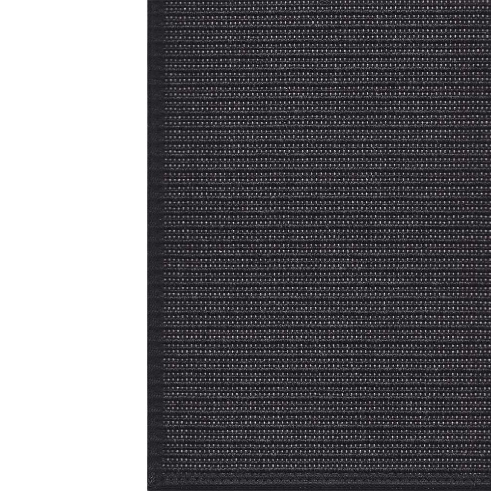 Narma CREDO Sileäksi kudottu matto, omalla mitalla - musta