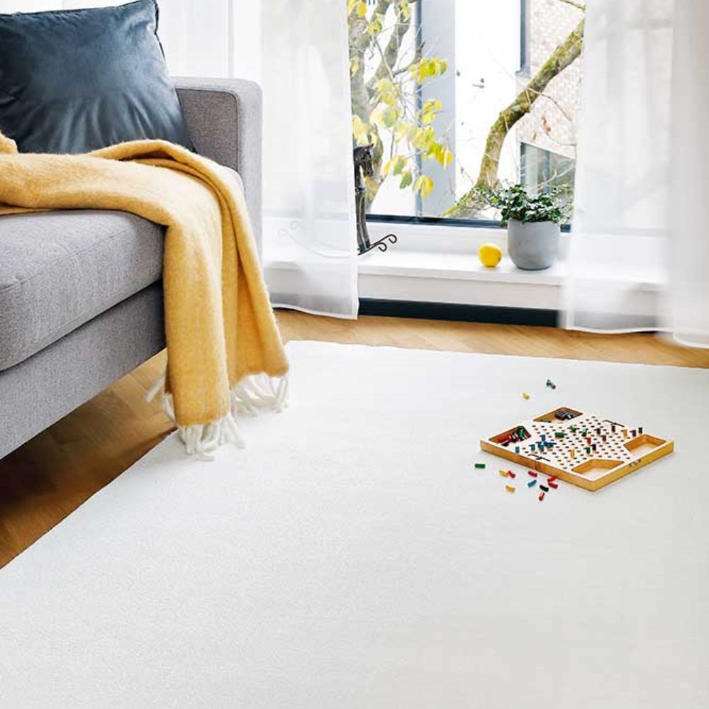 Narma EDEN lyhytnukkainen matto - valkoinen