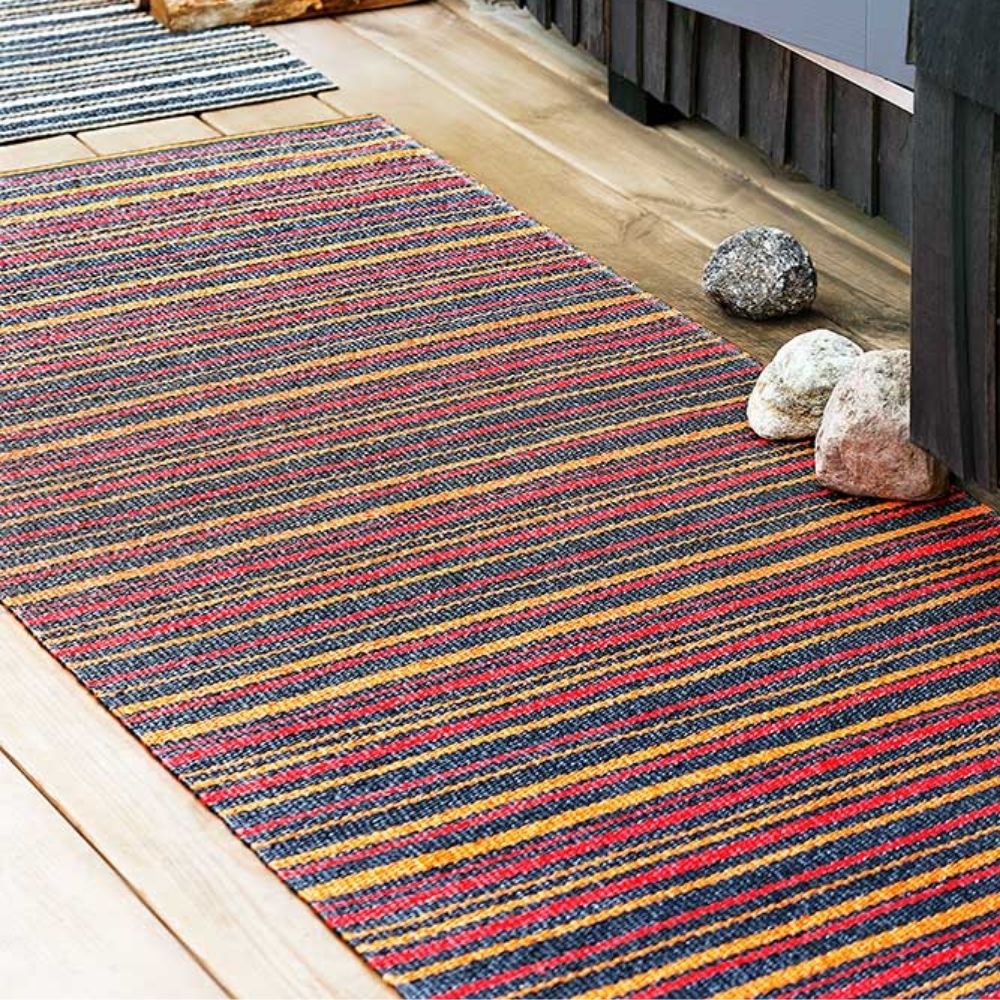 Narma HULLO Vinyl rug Roll - Red orange