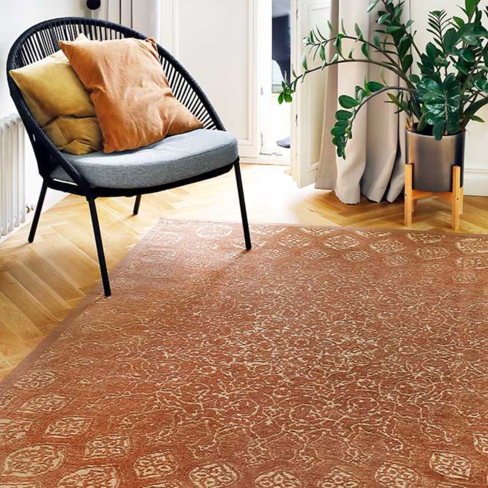 Narma ILLUKA kaksipuolinen puuvillamatto - tummanruskea