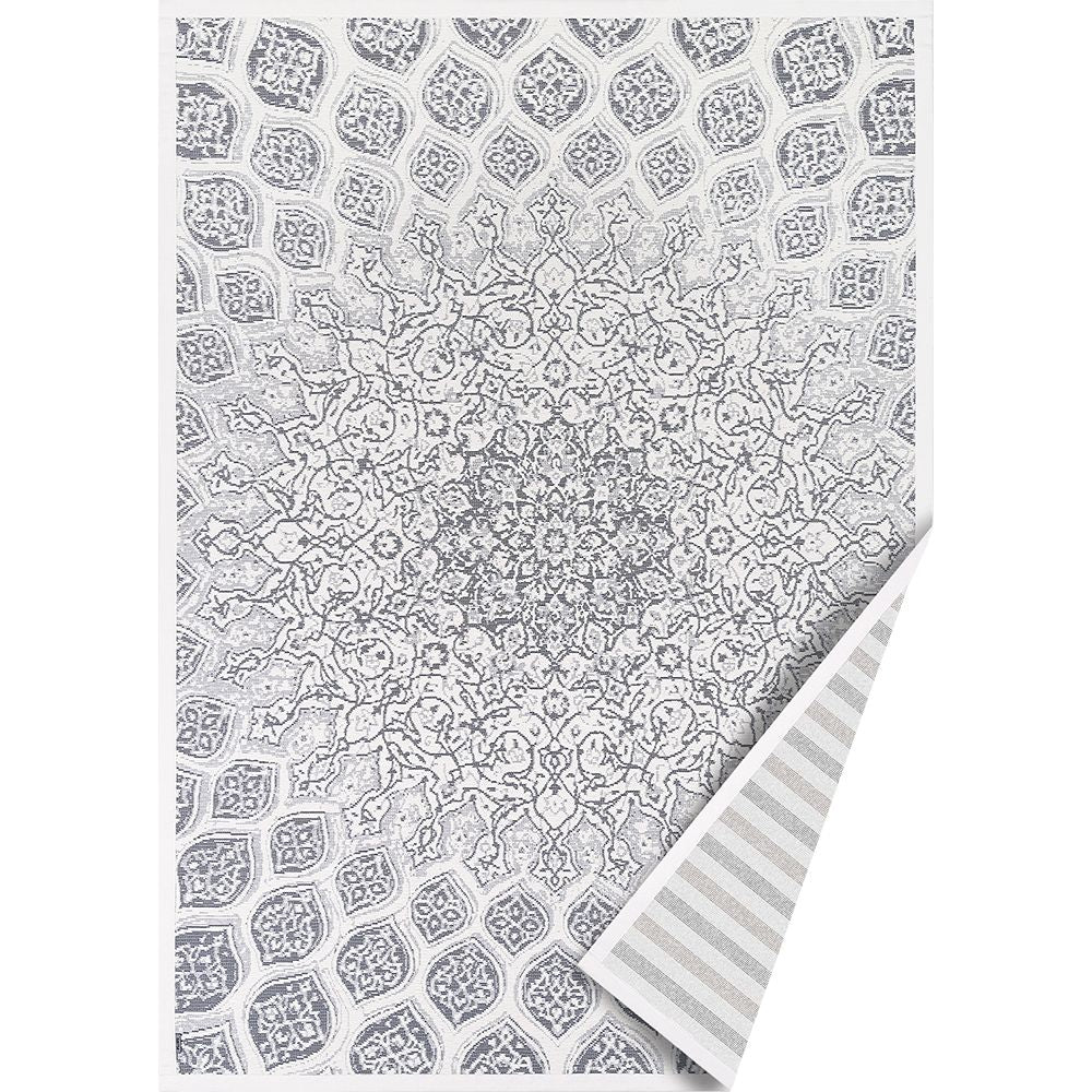 Narma ILLUKA double-sided Cotton rug - white