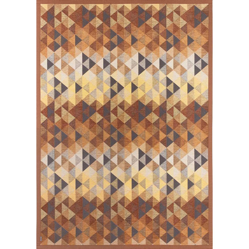 Narma KIVA kaksipuolinen puuvillamatto - beige/tummanruskea