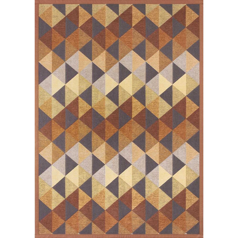 Narma KIVA kaksipuolinen puuvillamatto - beige/tummanruskea