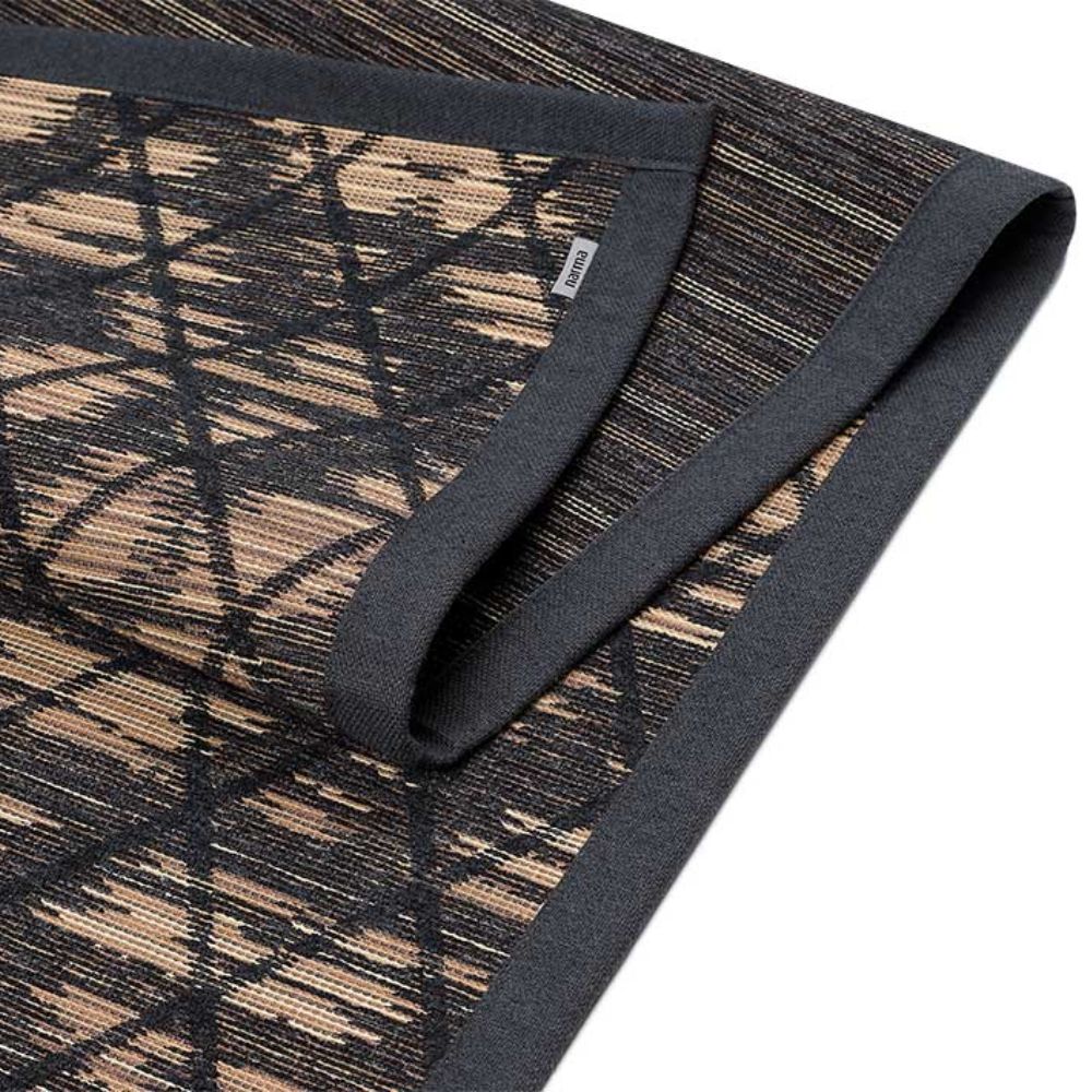 Narma KUMA double-sided Cotton rug - dark gray