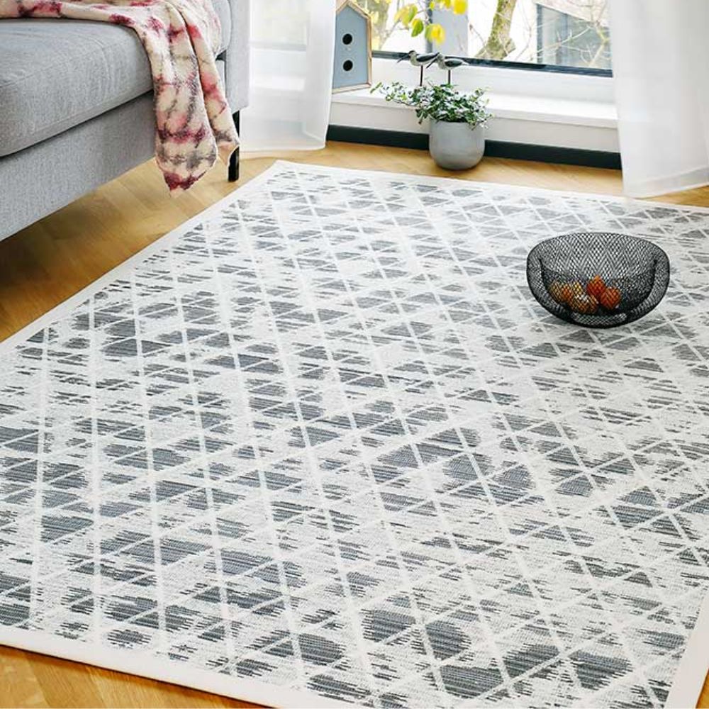 Narma KUMA kaksipuolinen puuvillamatto - valkoinen