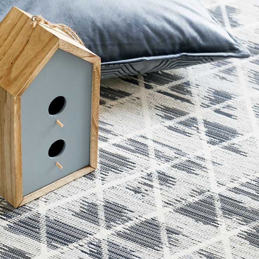 Narma KUMA kaksipuolinen puuvillamatto - valkoinen