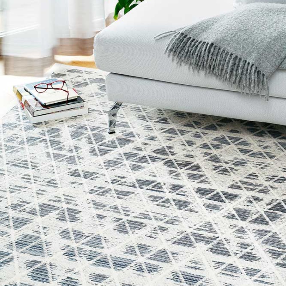 Narma KUMA kaksipuolinen puuvillamatto - valkoinen