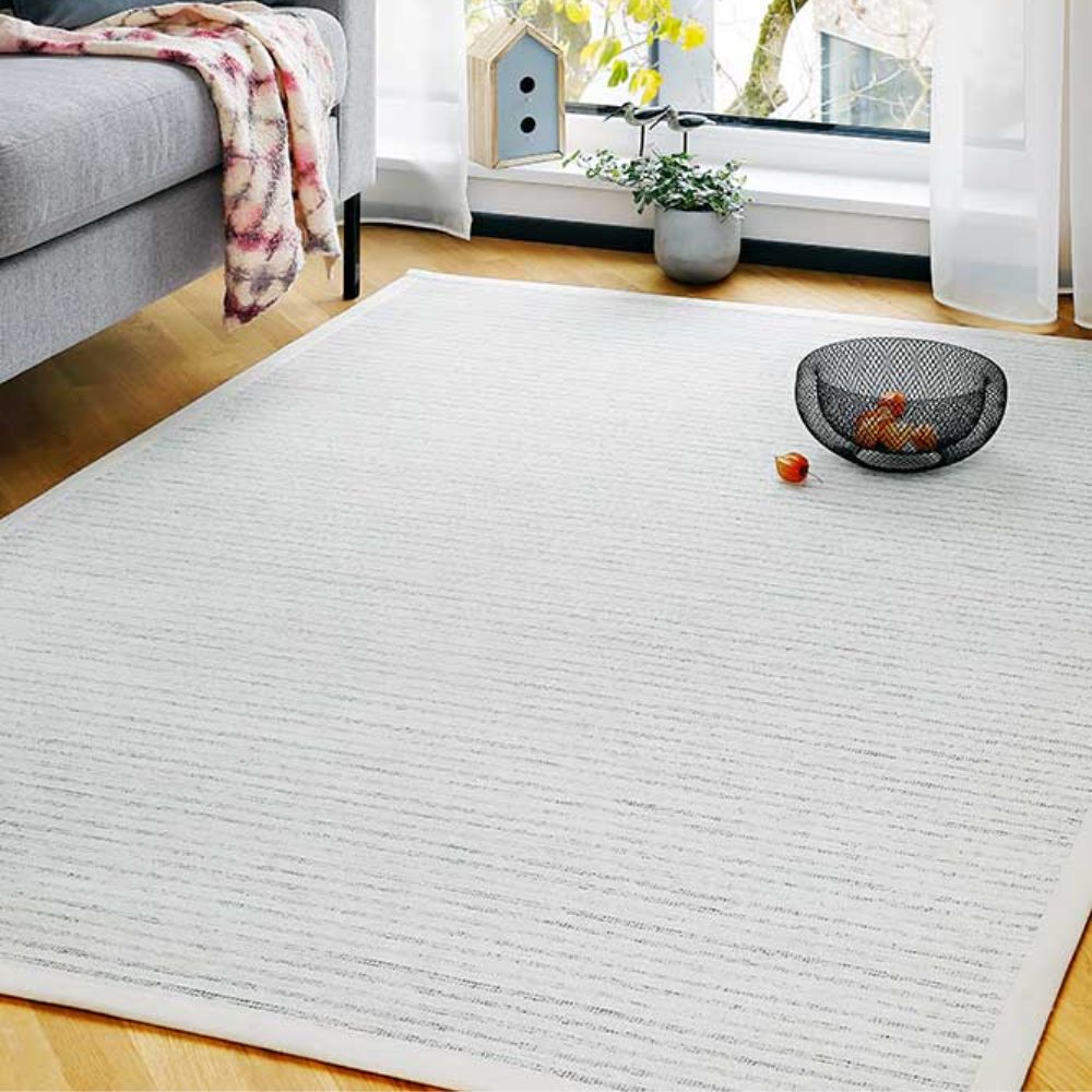 Narma KUMA kaksipuolinen puuvillamatto - valkoinen