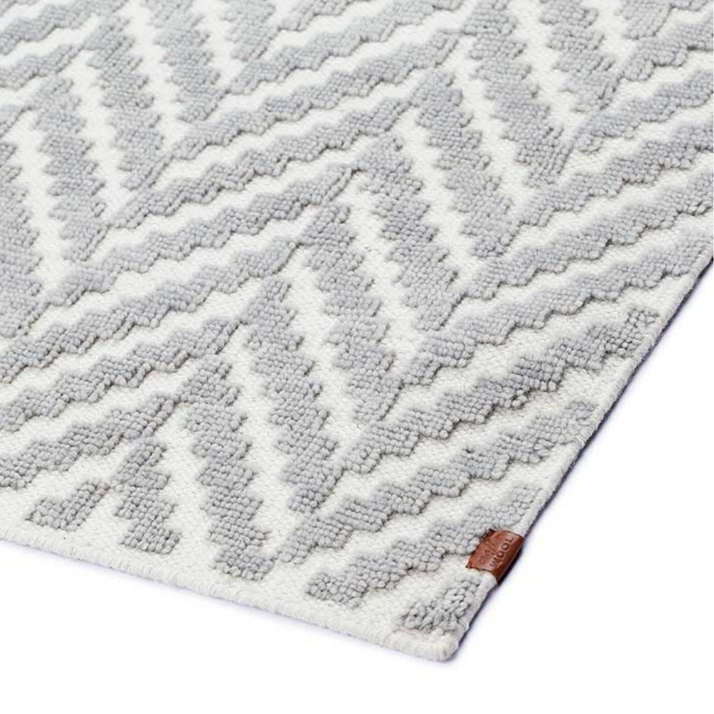Narma KUUSAMO Wool rug - white/gray