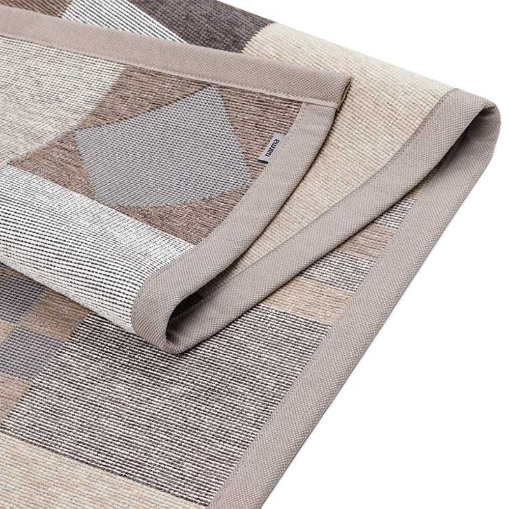 Narma LAEVA kaksipuolinen puuvillamatto - beige