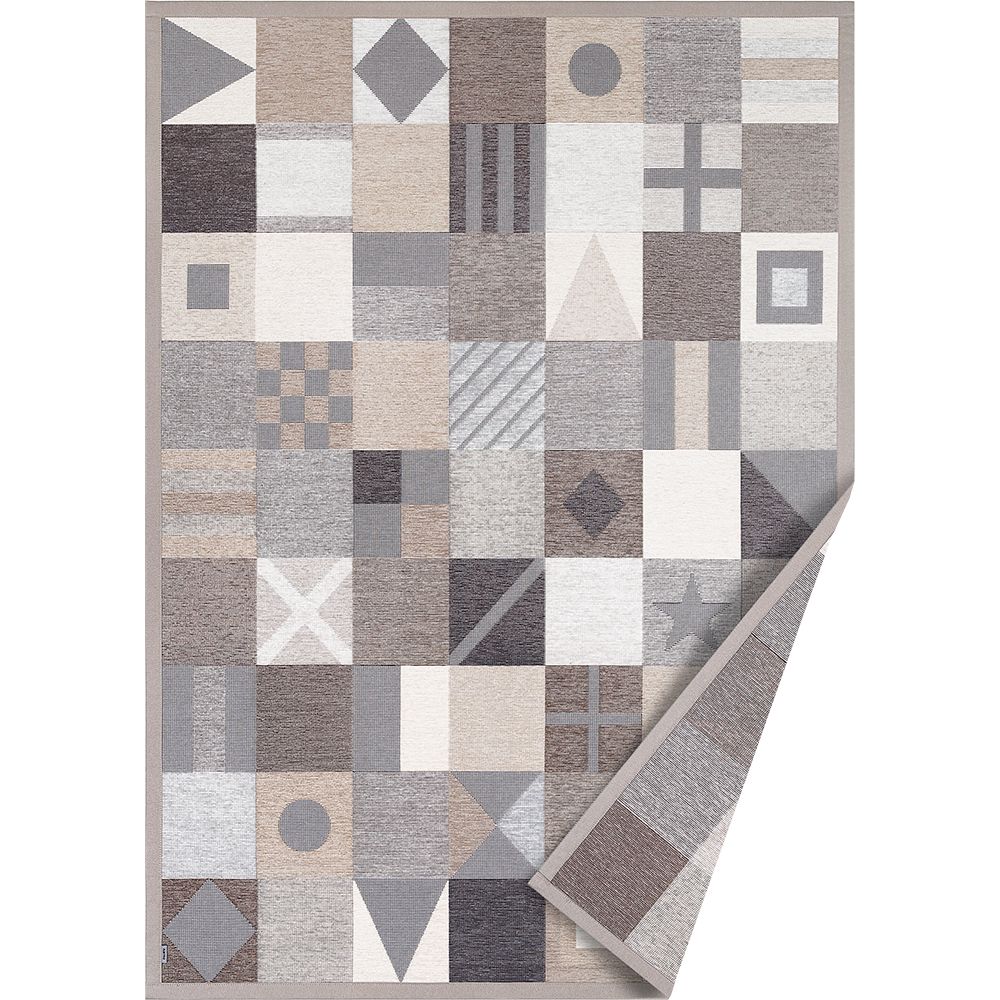 Narma LAEVA kaksipuolinen puuvillamatto - beige