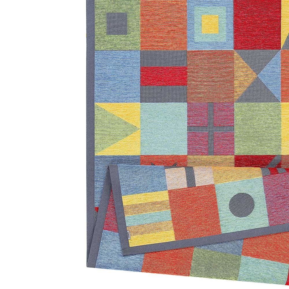 Narma LAEVA kaksipuolinen puuvillamatto - värikäs