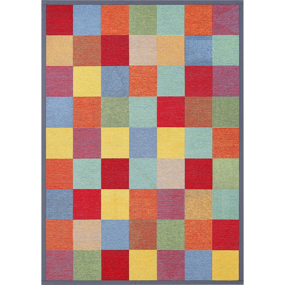 Narma LAEVA kaksipuolinen puuvillamatto - värikäs