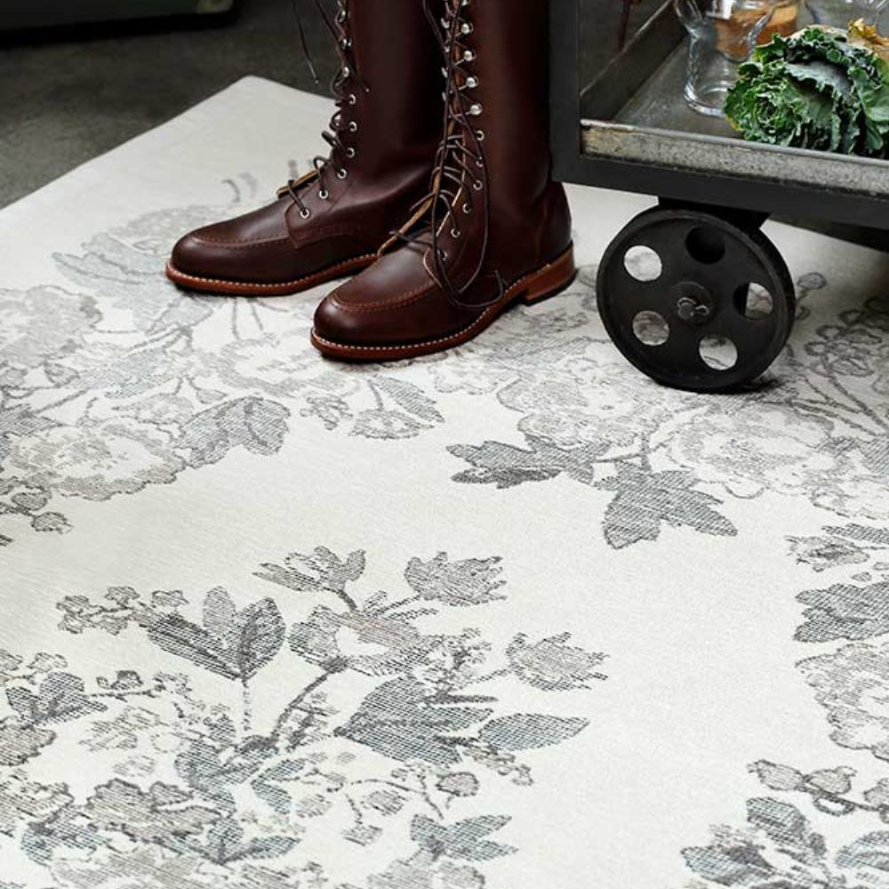 Narma LIHULA double-sided Cotton rug - white