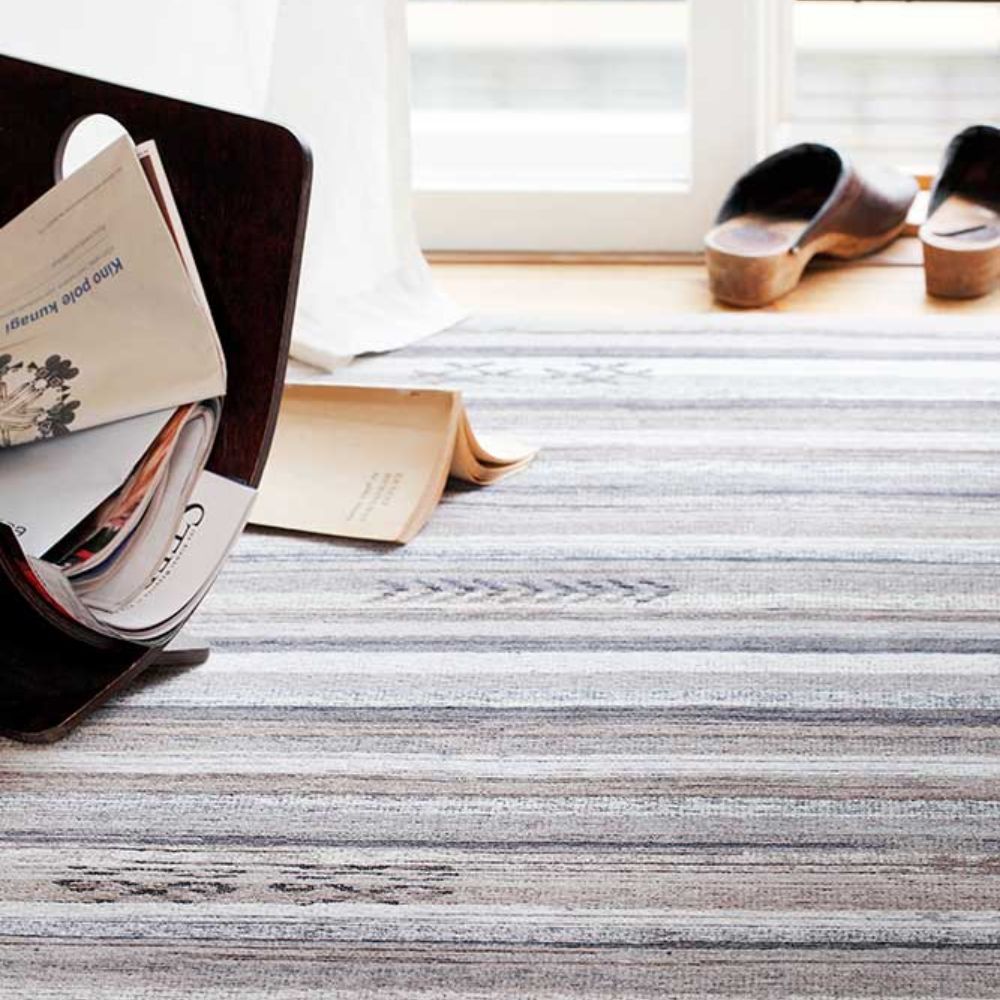 Narma LIIVA double-sided Cotton rug - linen