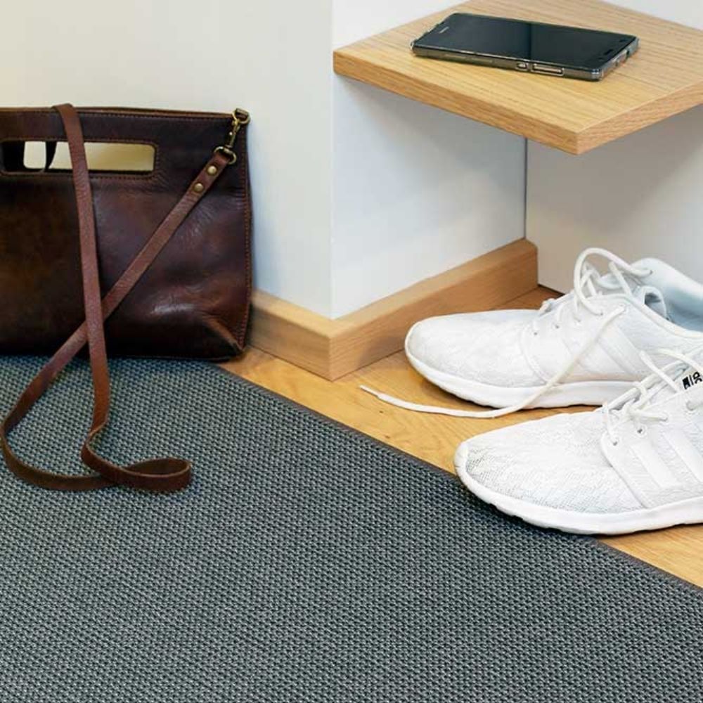 Narma LIMO Flatweave rug - dark gray