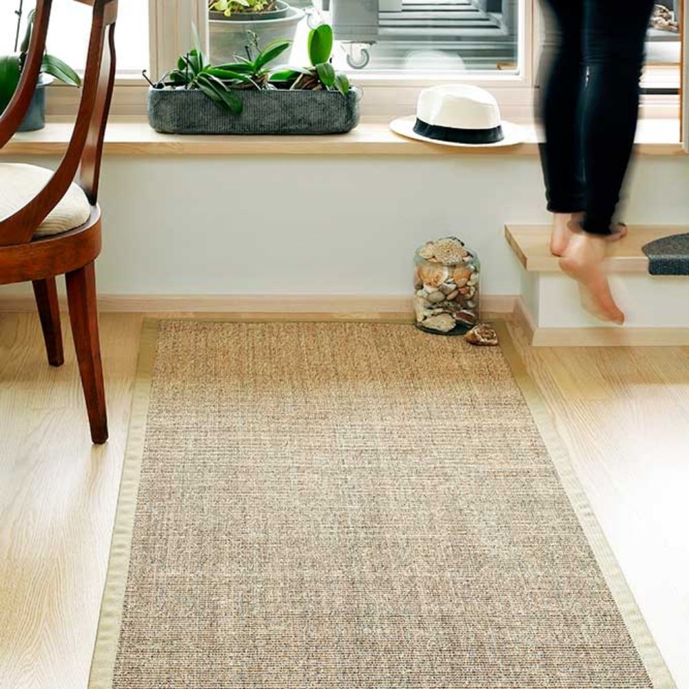 Narma Livos Sisal Rug, Custom Size - beige
