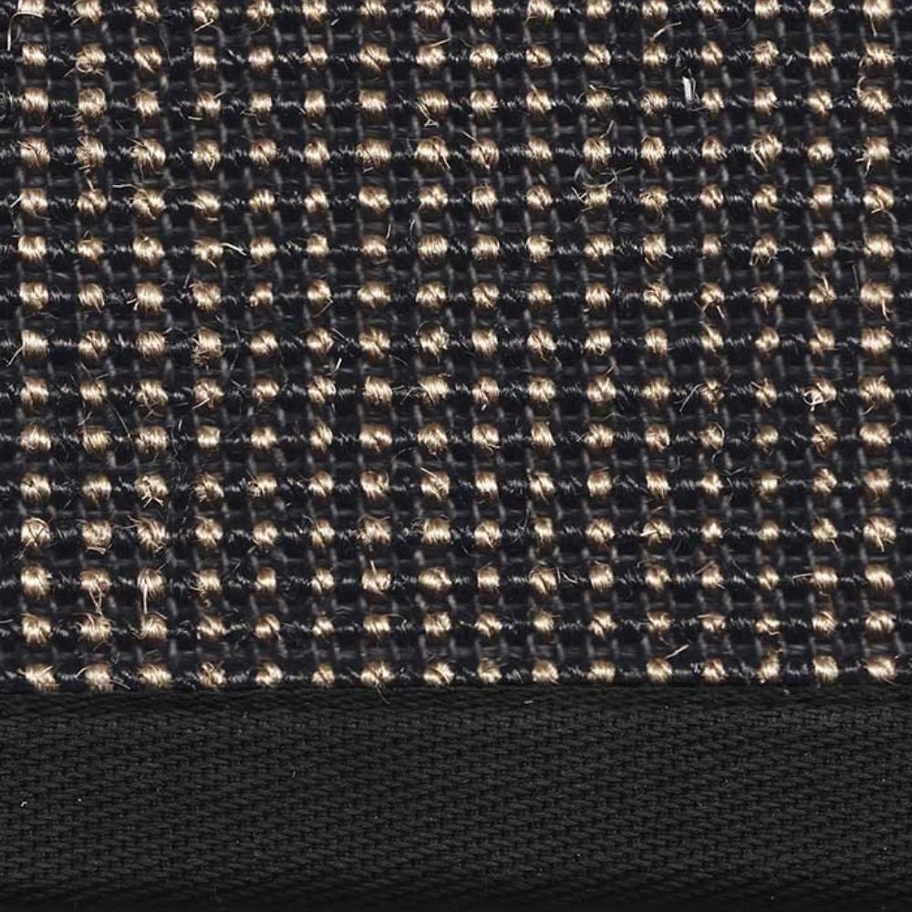 Narma LIVOS sisal rug - black/brown