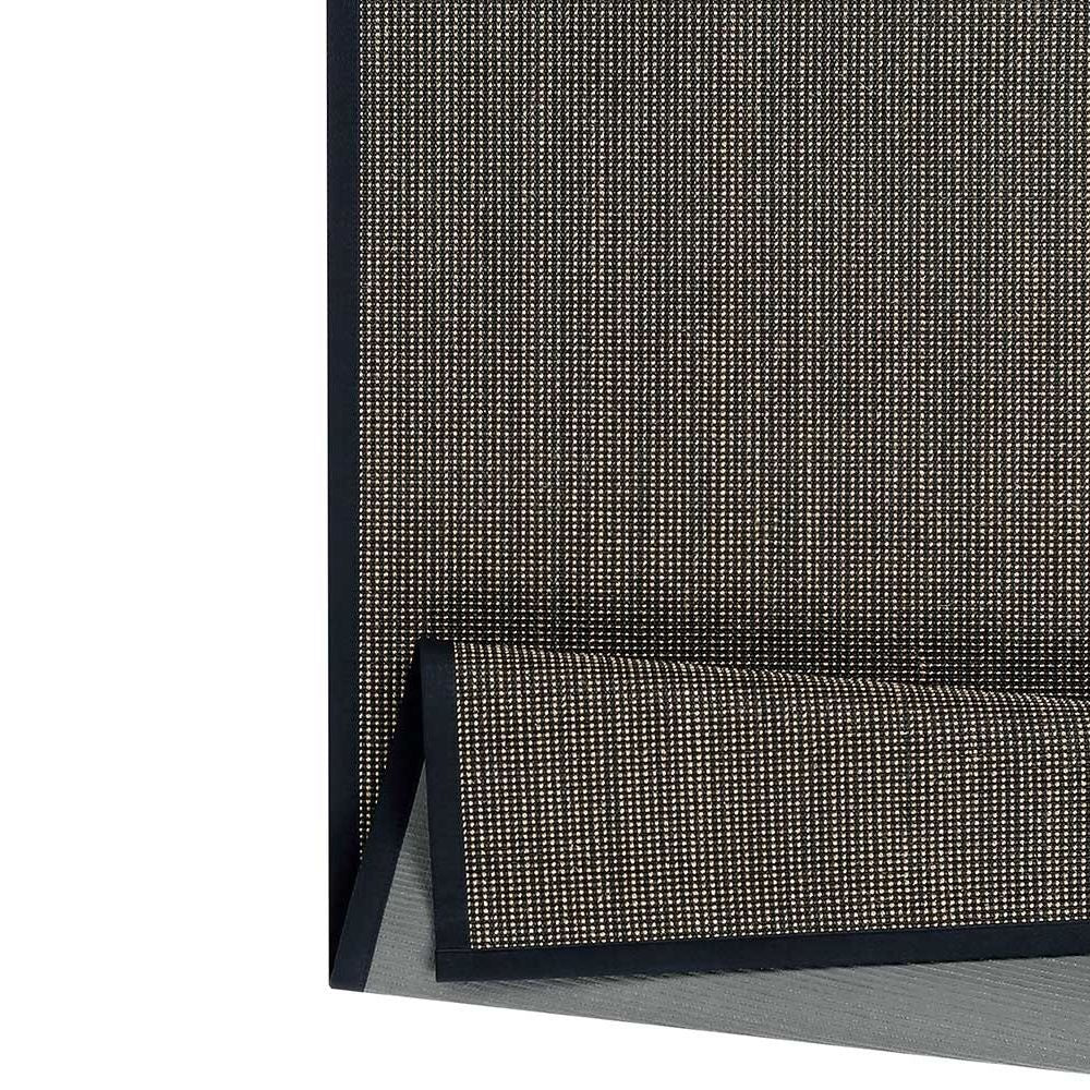 Narma LIVOS sisal rug - black/brown