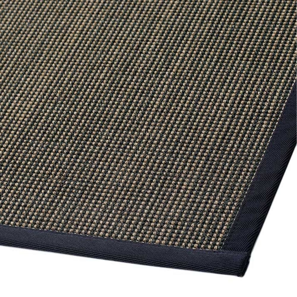 Narma LIVOS sisal rug - black/brown