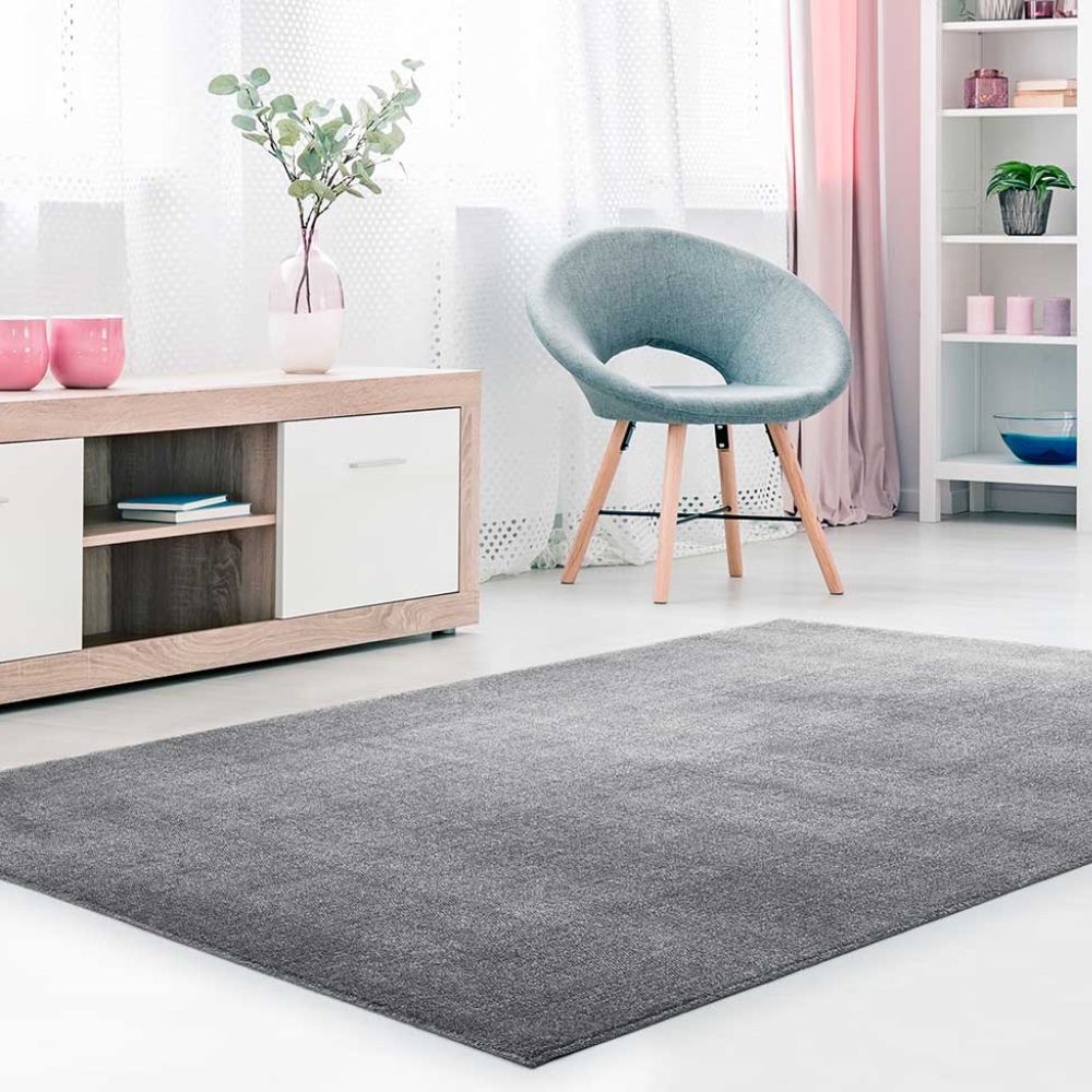 Narma LUNA lyhytnukkainen matto - harmaa