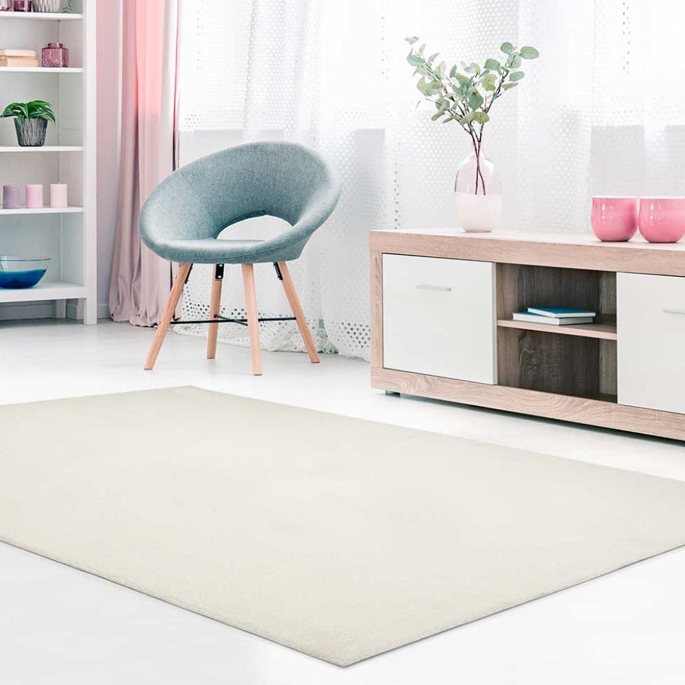 Narma LUNA lyhytnukkainen matto - valkoinen