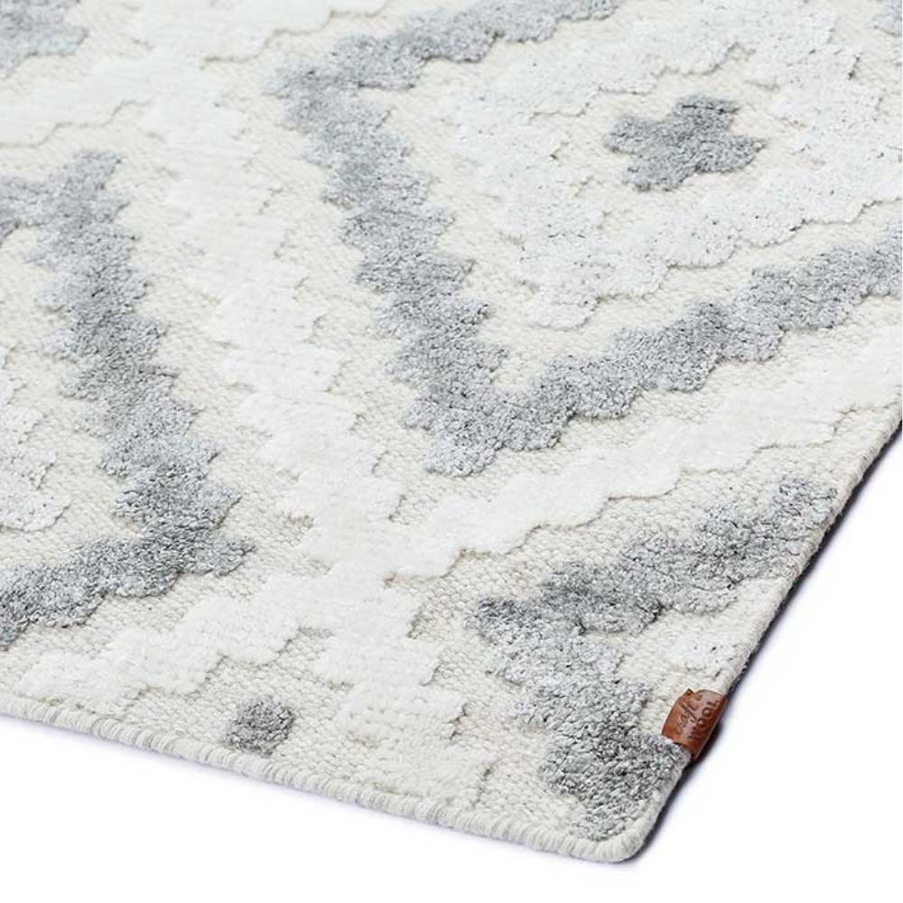 Narma MADONA villamatto - valkoinen/harmaa