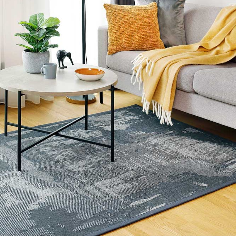Narma NEDREMA double-sided Cotton rug Roll - Gray