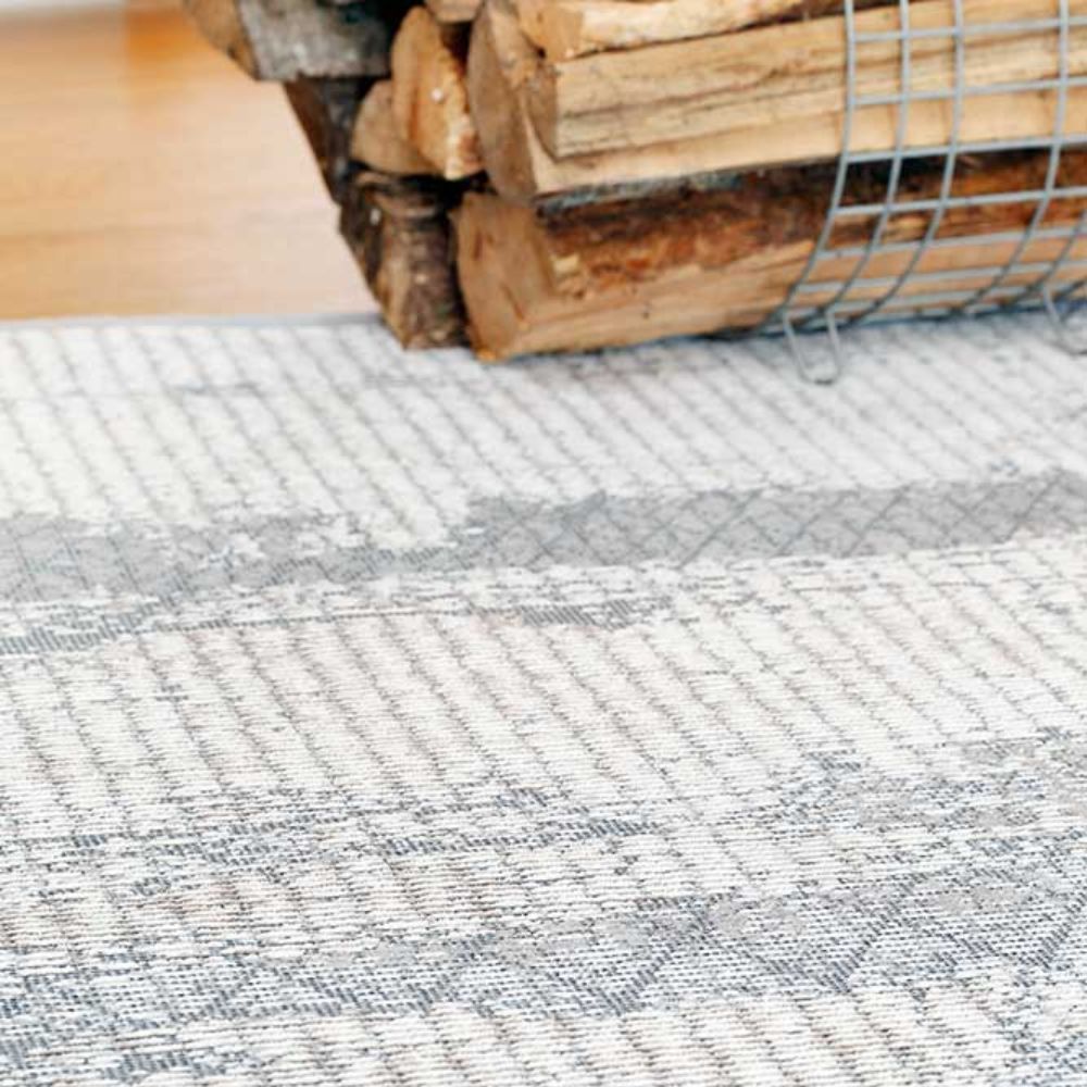 Narma NEHATU kaksipuolinen puuvillamatto - hopea