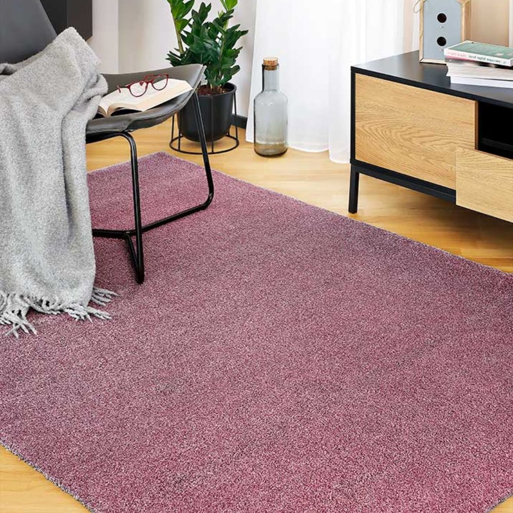 Narma NOBLE low pile Rug, Custom Size - lilac