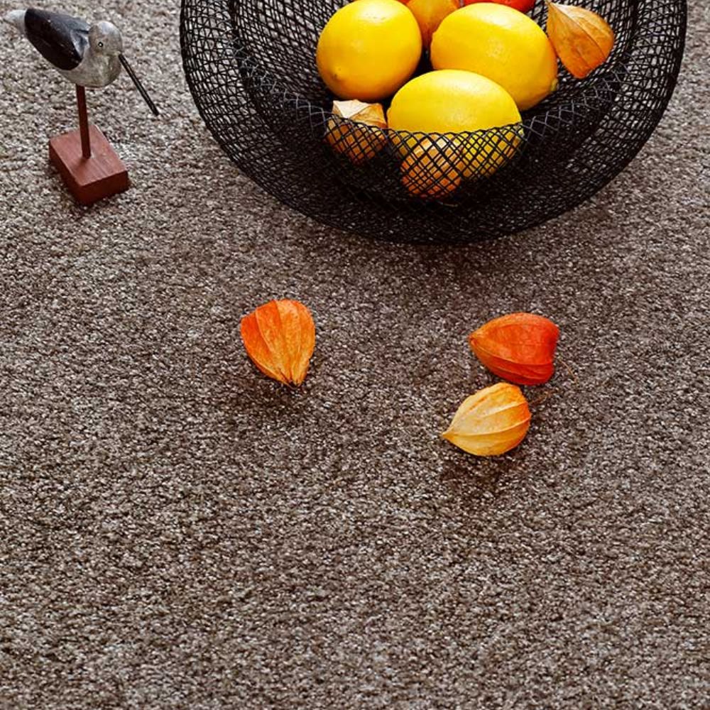 Narma NOBLE low pile Rug, Custom Size - brown