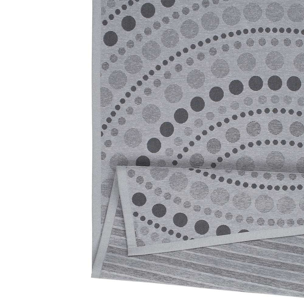 Narma OOLA kaksipuolinen puuvillamatto - hopea