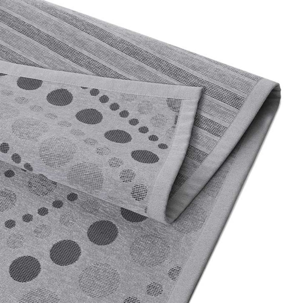 Narma OOLA kaksipuolinen puuvillamatto - hopea