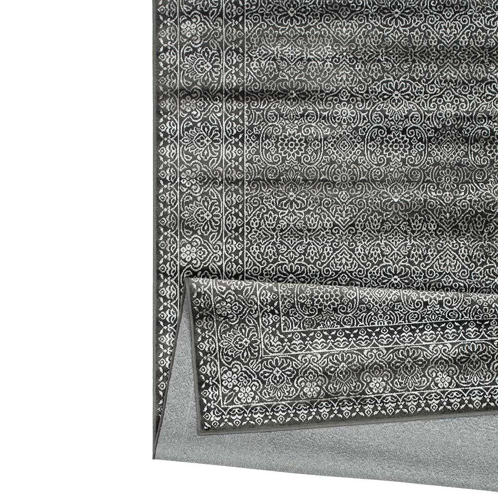 Narma ORIENT viscose rug - dark gray