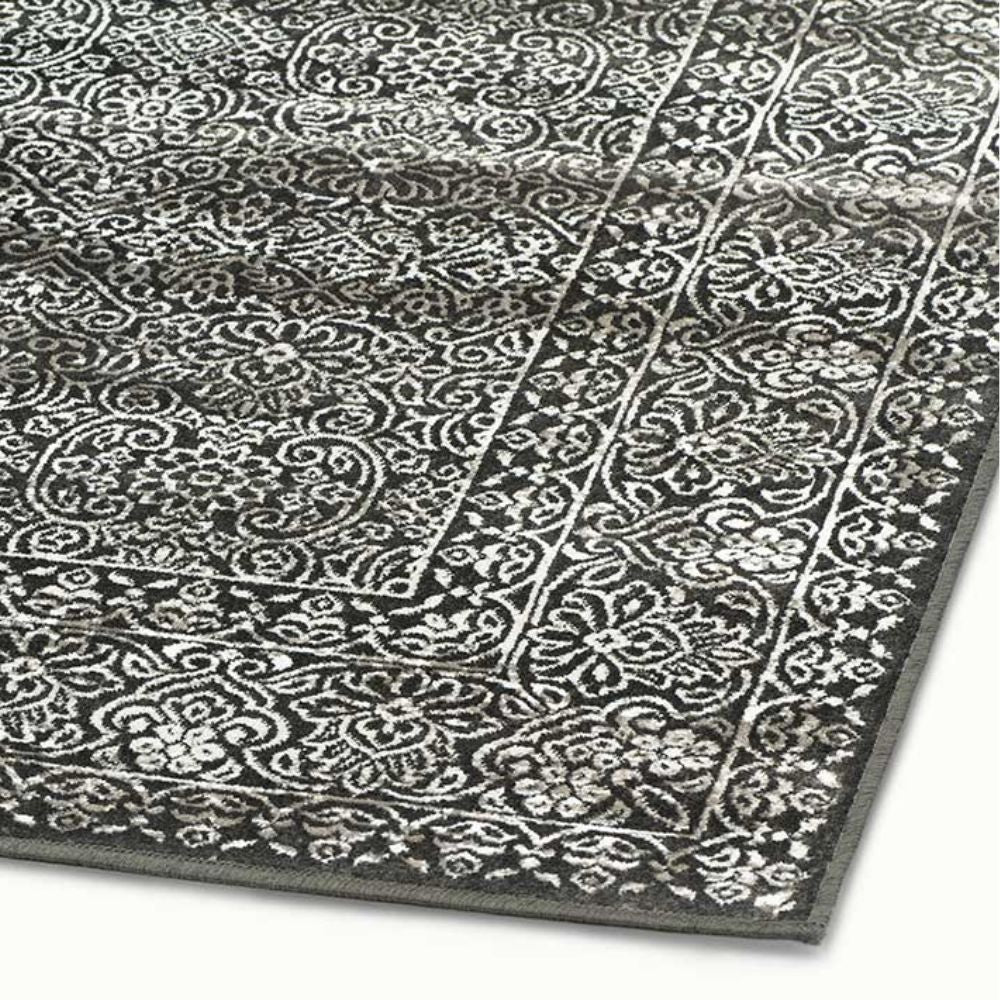 Narma ORIENT viscose rug - dark gray