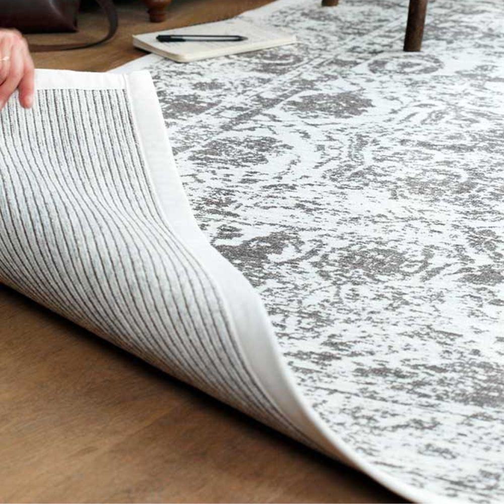 Narma PALMSE kaksipuolinen puuvillamatto - valkoinen